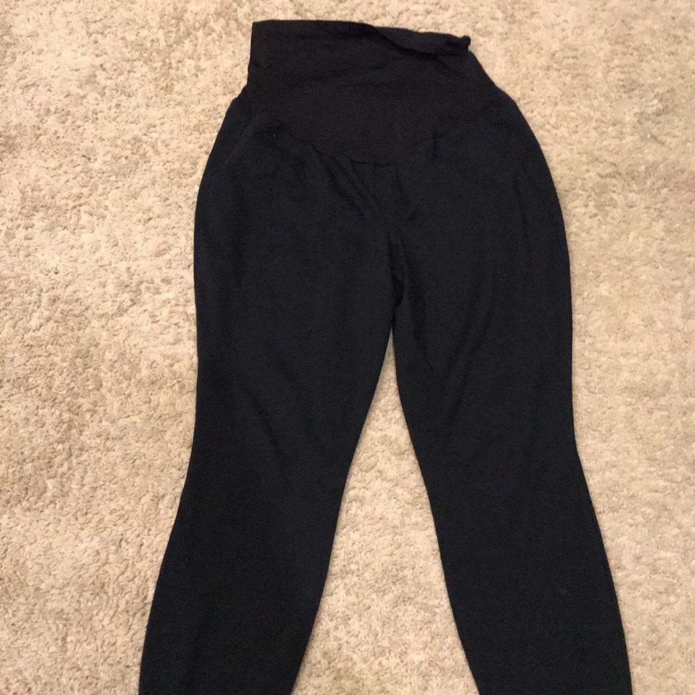 Black maternity pants